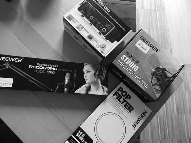 First Home Studio Equipment Arrived